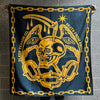 American Traditional tattoo skull design banner