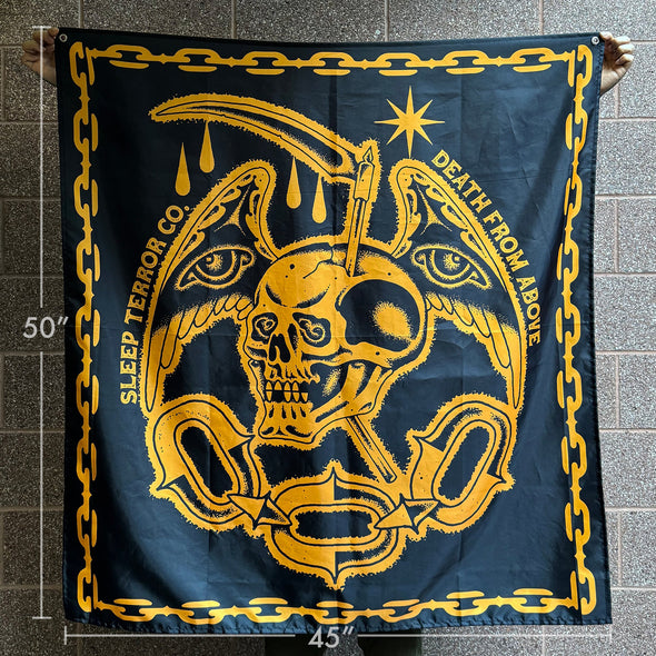 Death From Above Banner - 45"W x 50"H (inches)