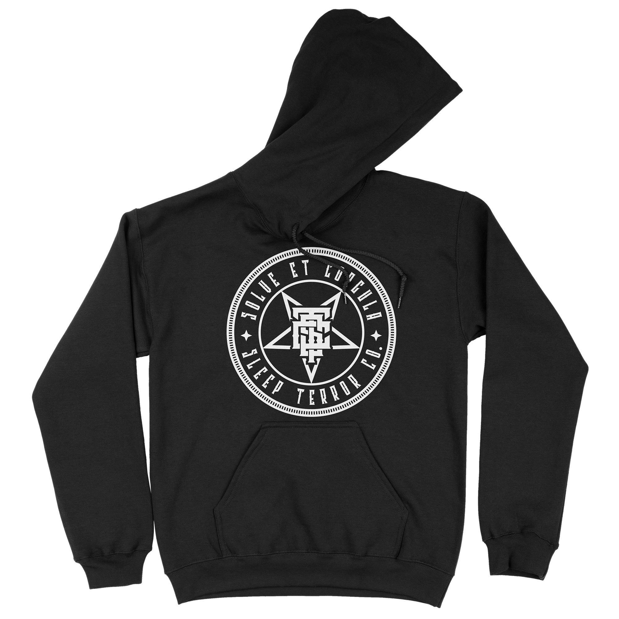 Solve Et Coagula Pentagram Pullover Hoodie | Sleep Terror Co 