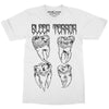 Sleep Terror Clothing Pulling Teeth - Occult white unisex t-shirt design features our logo and 4 large decrepit wisdom teeth. 